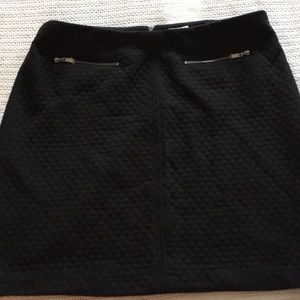 Black patterned skirt